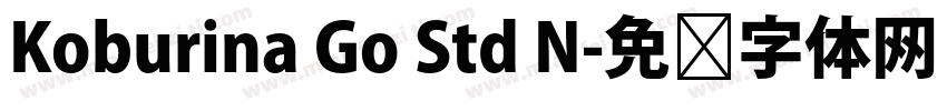 Koburina Go Std N字体转换